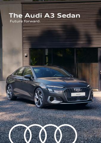 Cars, Motorcycles & Accesories offers in Abu Dhabi | The Audi A3 Sedan in Audi | 10/03/2022 - 22/08/2022