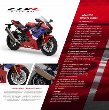 Honda catalogue | Honda CBR 1000RR | 09/12/2021 - 03/01/2023
