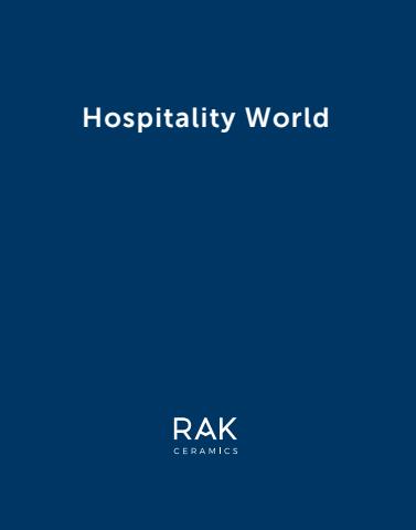 Rak Ceramics catalogue | Hospitality World | 01/09/2022 - 31/12/2022