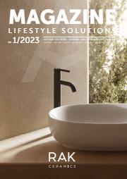 Home & Furniture offers in Abu Dhabi | LIFESTYLE SOLUTIONS MAGAZINE 1/2023 in Rak Ceramics | 15/03/2023 - 30/06/2023