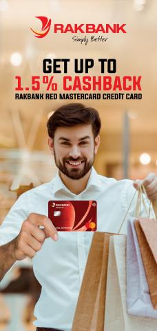 Rakbank catalogue | RAKBANK RED Credit Card | 31/01/2022 - 31/05/2022