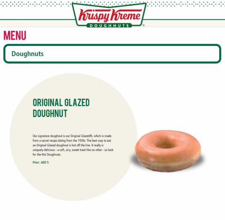 Krispy Kreme catalogue | Krispy Kreme Donuts Menu | 14/04/2022 - 30/06/2022