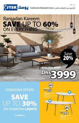 JYSK catalogue in Dubai | Ramadan_Offer-20-60% Off | 20/04/2022 - 30/04/2022
