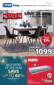 Home & Furniture offers in Abu Dhabi | Save UP TO 60% in JYSK | 16/01/2023 - 31/01/2023