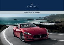 Cars, Motorcycles & Accesories offers in the Maserati catalogue ( Expires tomorrow)