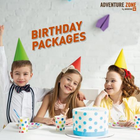 Adventure HQ catalogue | Birthday Packages! | 12/05/2022 - 31/05/2022