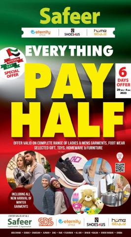 Safeer Market catalogue in Dubai | Everything Pay Half | 29/11/2023 - 04/12/2023