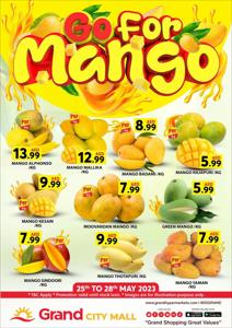 Grand Hyper Market catalogue | Mango Offers - Grand City Mall | 25/05/2023 - 28/05/2023