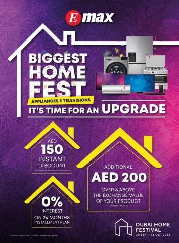 Emax catalogue in Mirfa | Biggest Home Appliances Fest | 03/10/2022 - 13/10/2022