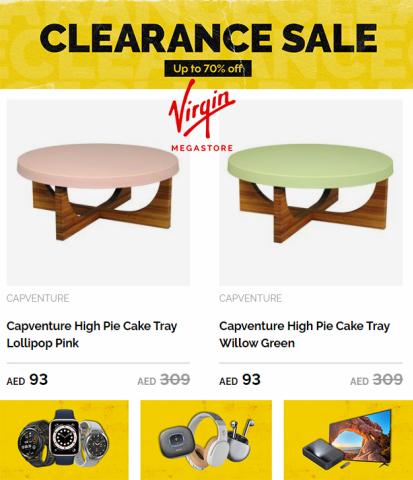 Department Stores offers | Clearance Sale Up to 70% Off! in Virgin Megastore | 28/06/2022 - 11/07/2022