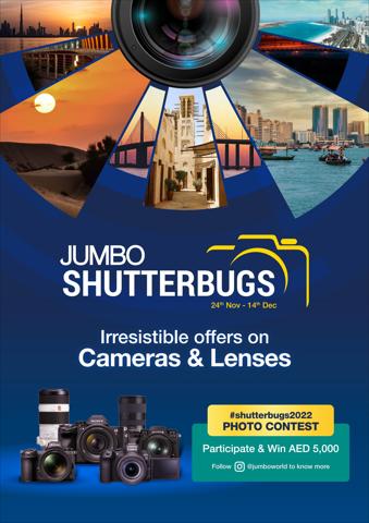 Technology & Electronics offers in Sharjah | Shutterbugs 2022 in Jumbo | 30/11/2022 - 03/12/2022