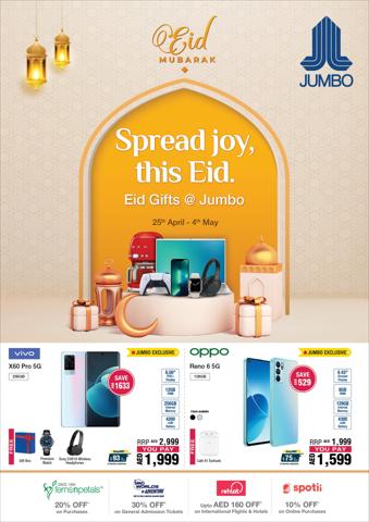 Technology & Electronics offers in Sharjah | EID Offers @ Jumbo in Jumbo | 30/11/2022 - 03/12/2022