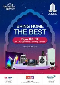 Technology & Electronics offers | Ramadan Offers in Jumbo | 27/03/2023 - 13/04/2023