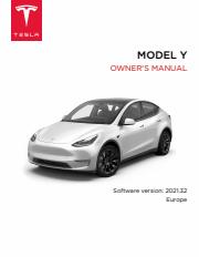Tesla catalogue in Abu Dhabi | Tesla MODEL Y Owners Manual | 02/12/2021 - 10/03/2022