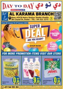 Department Stores offers in Dubai | Day to Day promotion in Day to Day | 20/01/2023 - 27/01/2023