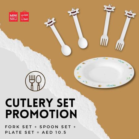 Health & Beauty offers in Kalba | Cutlery Set Promotion in Miniso | 21/04/2022 - 21/06/2022