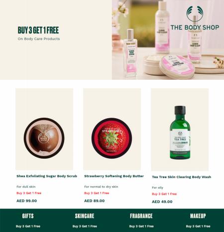 The Body Shop catalogue | BUY 3 GET 1 FREE  On Body Care Products | 15/06/2022 - 29/06/2022