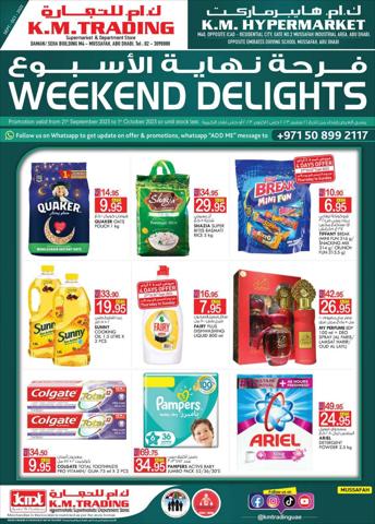 KM Trading catalogue | Weekend Delights - Mussafah Branches | 21/09/2023 - 01/10/2023