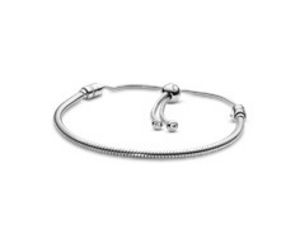 Pandora Moments Snake Chain Slider Bracelet offers at 295 Dhs in Pandora