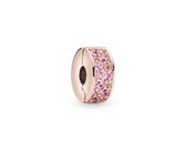 Pink Pavé Clip Charm offers at 245 Dhs