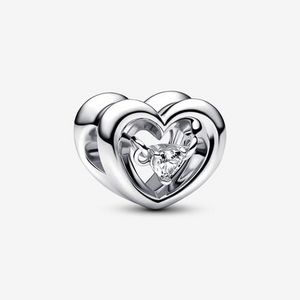 Radiant Heart & Floating Stone Charm offers at 245 Dhs in Pandora
