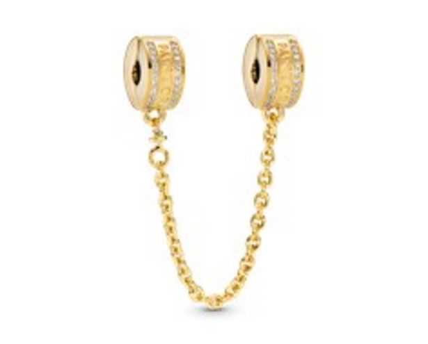Pandora Logo Safety Chain Clip Charm offers at 495 Dhs