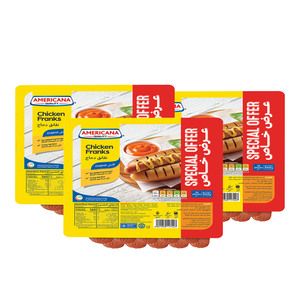 Americana Chicken Franks 3 x 340g offers at 9,9 Dhs in Lulu Hypermarket