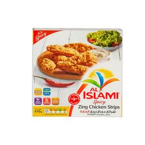 Al Islami Spicy Zing Chicken Strips 470g offers at 15,9 Dhs in Lulu Hypermarket