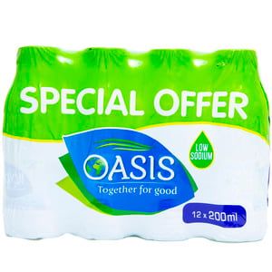 Oasis Bottled Drinking Water 12 x 200ml offers at 4,25 Dhs in Lulu Hypermarket