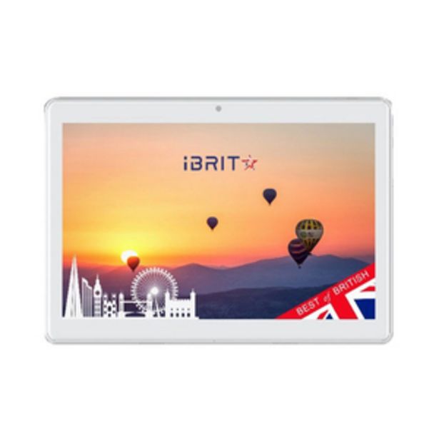 Ibrit MAX-15 Tablet -4G+Wi-Fi 4GB,(64GB ROM+64GB MC) 10inch Silver offers at 409 Dhs
