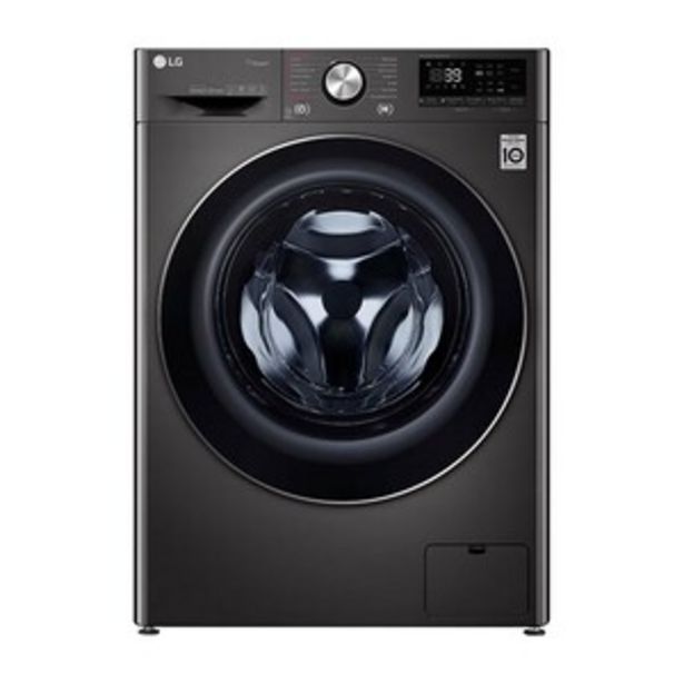 LG Front Load Washing Machine F4V9RWP2E 10 Kg, Bigger Capacity, AI DD™, Steam+™, ThinQ™ offers at 3400 Dhs