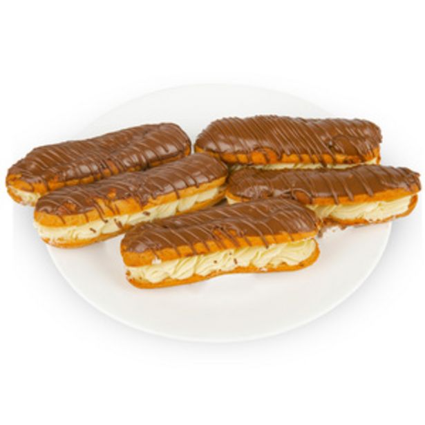 Chocolate Eclairs Cake 5pcs offers at 9,9 Dhs