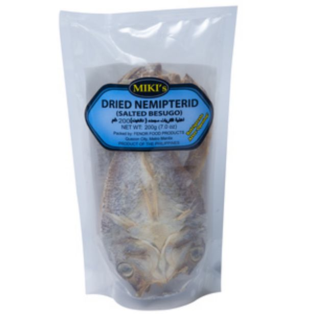 Miki's Dried Nemipterid (Salted Besugo) 200g offers at 15,5 Dhs
