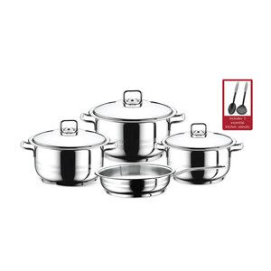 Prestige Stainless Steel Cookware Set 9pcs PR7001 offers at 269 Dhs in Lulu Hypermarket