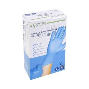 Protect Plus Nitrile Gloves PPL Large 100pcs offers at 10 Dhs in Lulu Hypermarket