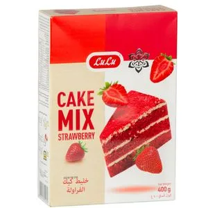 LuLu Strawberry Cake Mix 400g offers at 6,5 Dhs in Lulu Hypermarket