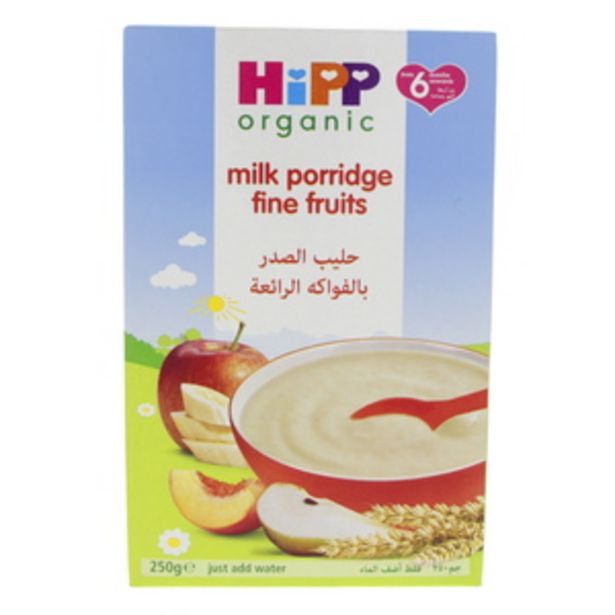 Hipp Organic Milk Porridge Fine Fruits 250g offers at 25,75 Dhs