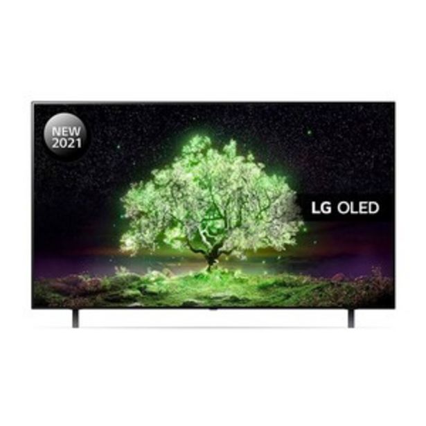 LG OLED 4K Smart TV 55 Inch A1 Series Cinema Screen Design, New 2021, 4K Cinema HDR webOS Smart with ThinQ AI Pixel Dimming offers at 4699 Dhs
