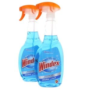 Windex Streak Free Shine Glass Cleaner Original 2 x 750 ml offers at 14,9 Dhs in Lulu Hypermarket