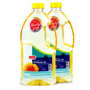 LuLu Pure Sunflower Oil 2 x 1.5Litre offers at 25,9 Dhs in Lulu Hypermarket