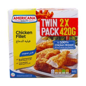 Americana Chicken Fillet Value Pack 2 x 420 g offers at 19,9 Dhs in Lulu Hypermarket