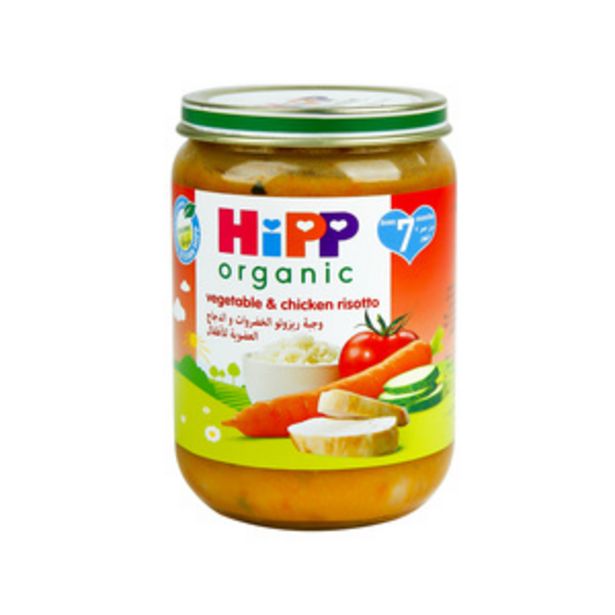 Hipp Organic Vegetable & Chicken Risotto 190g offers at 13,6 Dhs