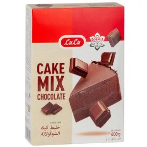 LuLu Chocolate Cake Mix 400g offers at 6,5 Dhs in Lulu Hypermarket