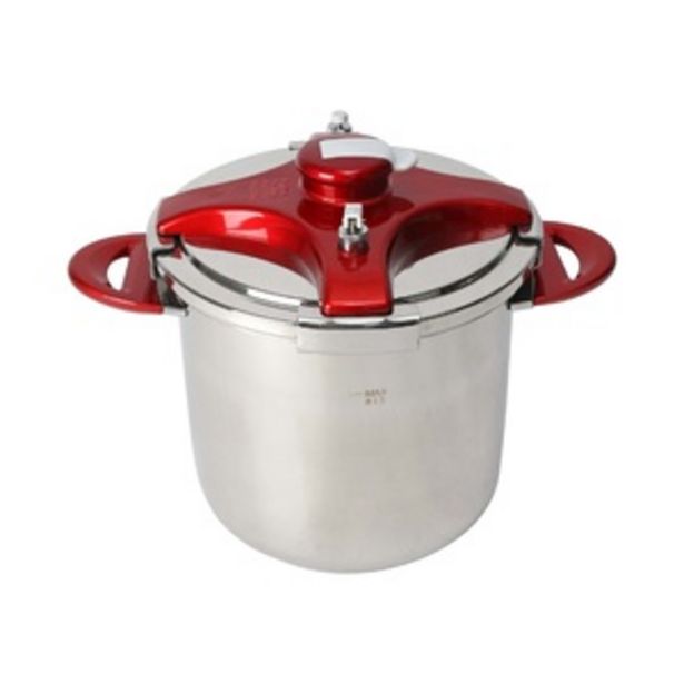 Netlon Stainless Steel Pressure Cooker N8 CLC 8Ltr Made in Turkey offers at 104 Dhs