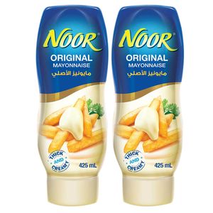 Noor Mayonnaise Original 2 x 425ml offers at 9,95 Dhs in Lulu Hypermarket
