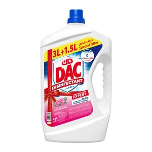 Dac Rose Disinfectant Value Pack 4.5 Litres offers at 25,9 Dhs in Lulu Hypermarket