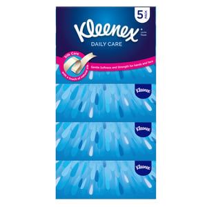 Kleenex Daily Care Facial Tissue Value Pack 5 x 170 Sheets offers at 18,5 Dhs in Lulu Hypermarket