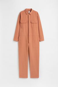 Cotton twill boiler suit offers at 340 Dhs in H&M