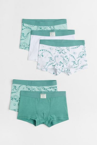 5-pack boxer shorts offers at 40 Dhs in H&M