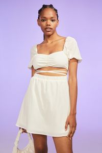 Two-piece tie-detail dress offers at 70 Dhs in H&M